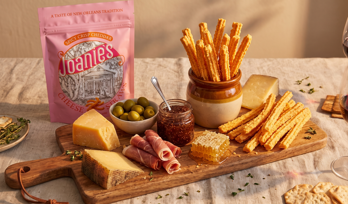 Spicy Cheddar Cheese Straws — Sharp Cheddar & Cayenne (4 oz Bag)