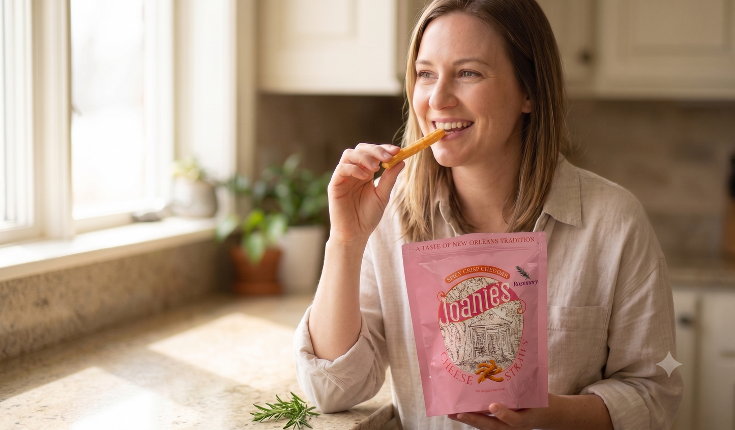 Rosemary Cheese Straws — Cheddar & Rosemary (4 oz Bag)