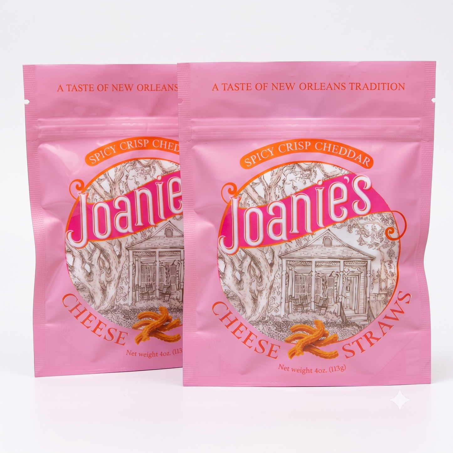Spicy Cheddar Cheese Straws — Sharp Cheddar & Cayenne (4 oz Bag)