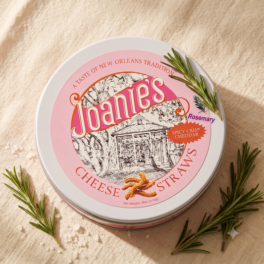 Rosemary Cheese Straws Gift Tin — Cheddar & Rosemary (12 oz)